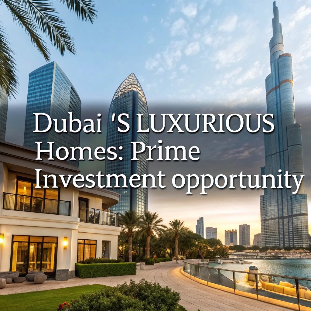 Dubai’s Luxury Homes: A Golden Investment Opportunity